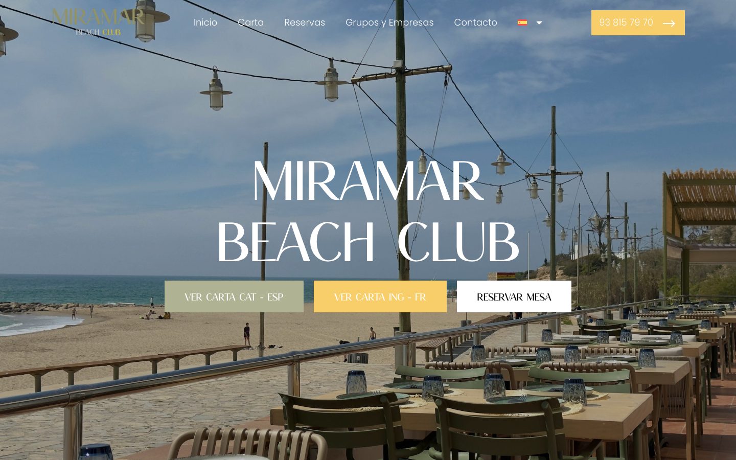 Web de Miramar Beach Club
